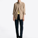 TOMMY HILFIGER Garment-Dyed Twill Solid Shirt T12F0WSH040MT1RBT