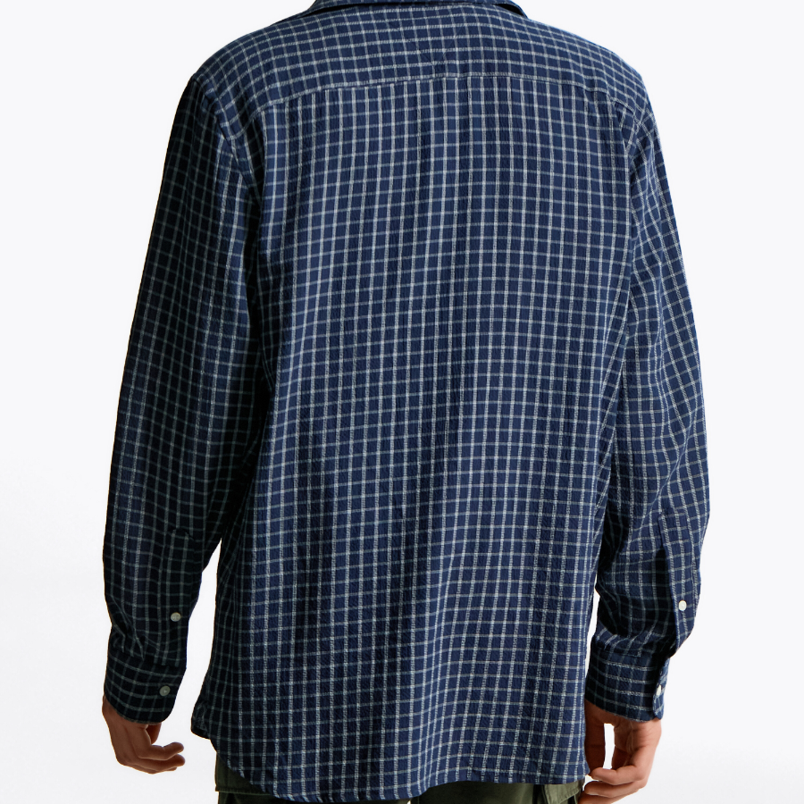 TOMMY HILFIGER Texture Grid Check Shirt T12F0WSH090MT10MS