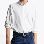 TOMMY HILFIGER Performance Solid Knit Shirt T12F0WSH020MT1YCF