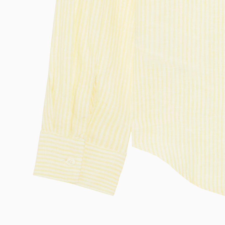 TOMMY HILFIGER [Official Headquarters] Regular Stripe Linen Shirt (T22F3WSH091WT20FS)
