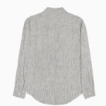 TOMMY HILFIGER [Official Headquarters] Regular Stripe Linen Shirt (T22F3WSH091WT20X9