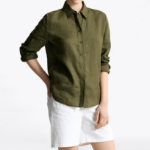 TOMMY HILFIGER [Official Headquarters] Linen Color Shirt (T22F1WSH401WL1W60)