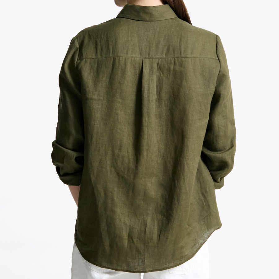 TOMMY HILFIGER [Official Headquarters] Linen Color Shirt (T22F1WSH401WL1W60)