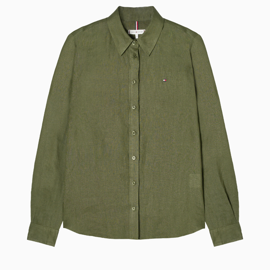 TOMMY HILFIGER [Official Headquarters] Linen Color Shirt (T22F1WSH401WL1W60)