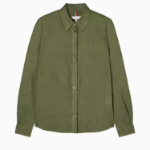 TOMMY HILFIGER [Official Headquarters] Linen Color Shirt (T22F1WSH401WL1W60)