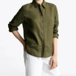 TOMMY HILFIGER [Official Headquarters] Linen Color Shirt (T22F1WSH401WL1W60)