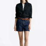 TOMMY HILFIGER [Official Headquarters] Solid Collar Linen Shirt (T22F3WSH090WT2BDS)