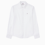 TOMMY HILFIGER [Official Headquarters] Essential Poplin Shirt (T22F0WSH001WT1YCF)