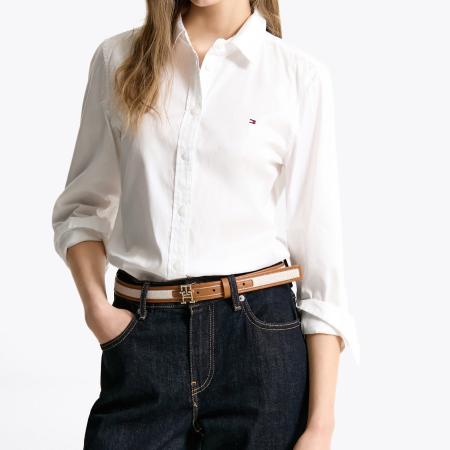 TOMMY HILFIGER [Official Headquarters] Regular Stretch Oxford Shirt