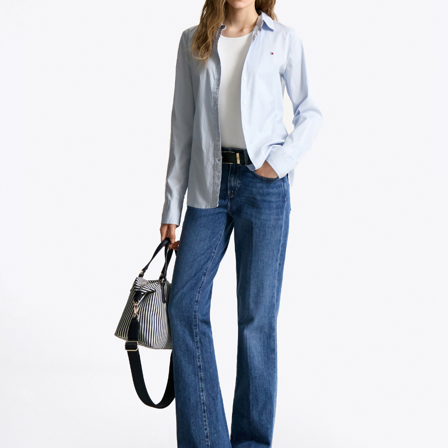 TOMMY HILFIGER [Official Headquarters] Regular Stretch Oxford Shirt