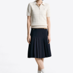 TOMMY HILFIGER [Official Headquarters] Cable Polo Short-Sleeve Pullover