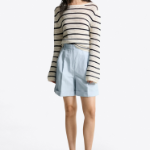 TOMMY HILFIGER [Official Headquarters] Linen Blended Roll-Up Shorts