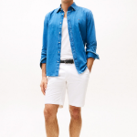 TOMMY HILFIGER Harlem Banding Embroidery Shorts