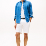 TOMMY HILFIGER Harlem Banding Embroidery Shorts