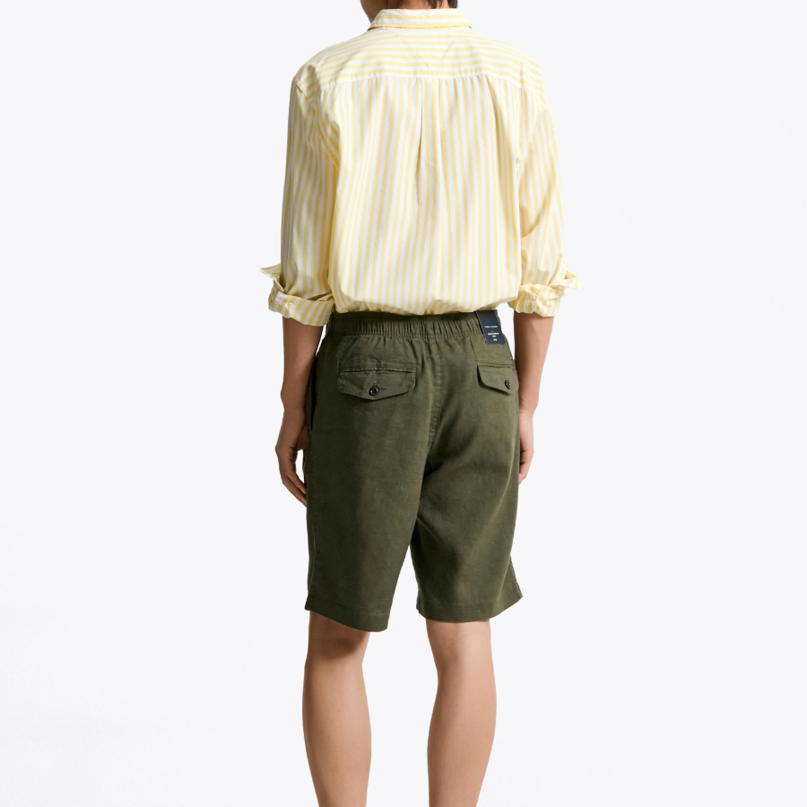 TOMMY HILFIGER Full-Banding Linen Blended Shorts