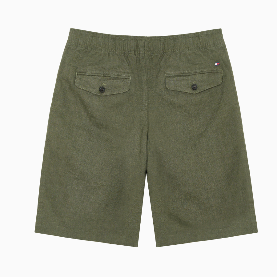 TOMMY HILFIGER Full-Banding Linen Blended Shorts