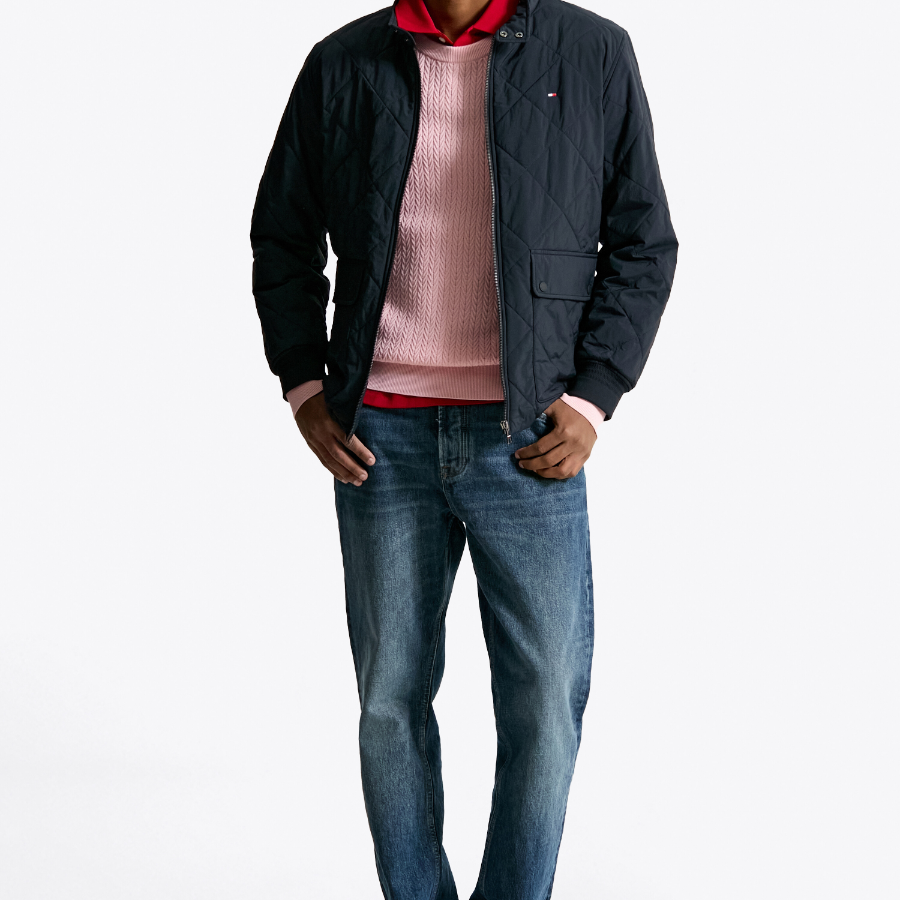 TOMMY HILFIGER Herringbone Quilted Jacket