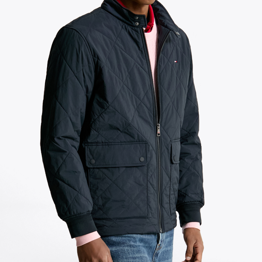 TOMMY HILFIGER Herringbone Quilted Jacket