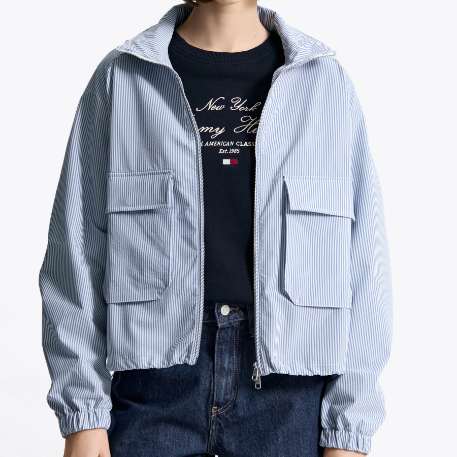 TOMMY HILFIGER Seersucker Windbreaker