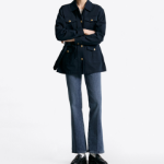 TOMMY HILFIGER Utility Gold Button Jacket