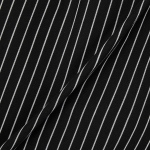 JAJU Firm Crisp Full-Banding Half Pants – Jet Black Stripe