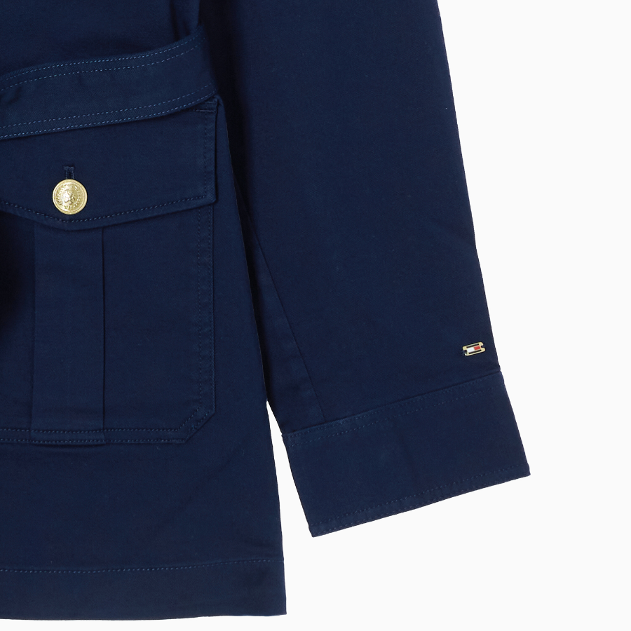 TOMMY HILFIGER Utility Gold Button Jacket