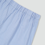 JAJU Firm Crisp Full-Banding Half Pants – Light Blue