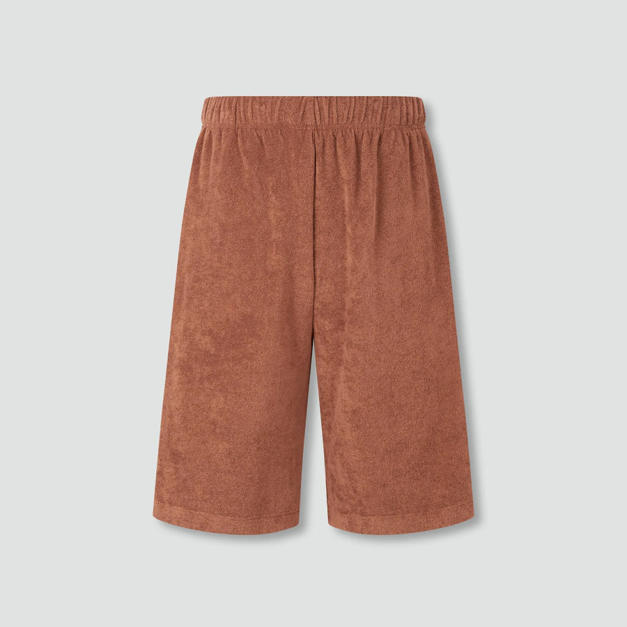 JAJU Terry Half Pants – Brick