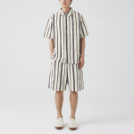 JAJU Terry Half Pants – Light Navy