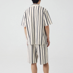 JAJU Terry Half Pants – Light Navy