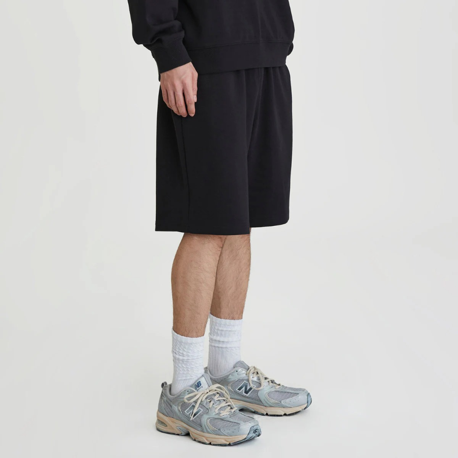 JAJU Sweat Half Pants – Black