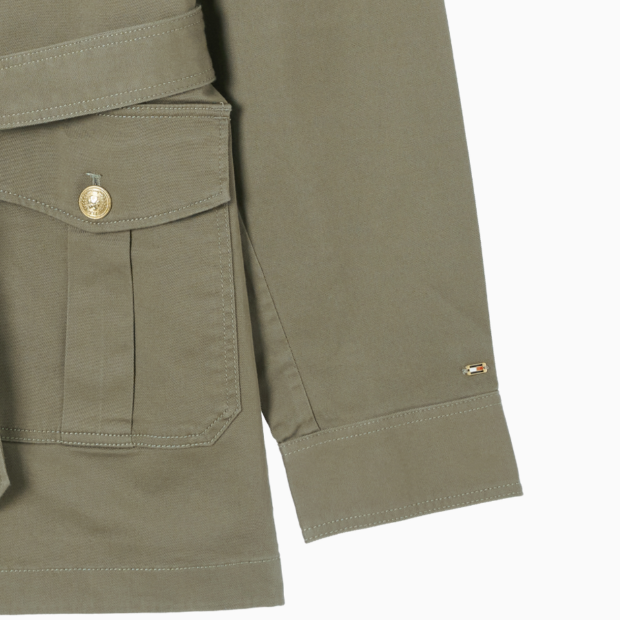 TOMMY HILFIGER Utility Gold Button Jacket