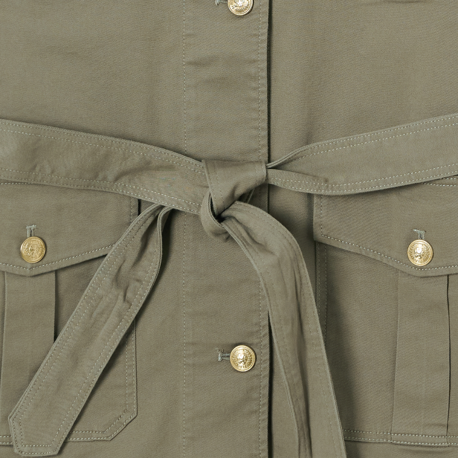 TOMMY HILFIGER Utility Gold Button Jacket