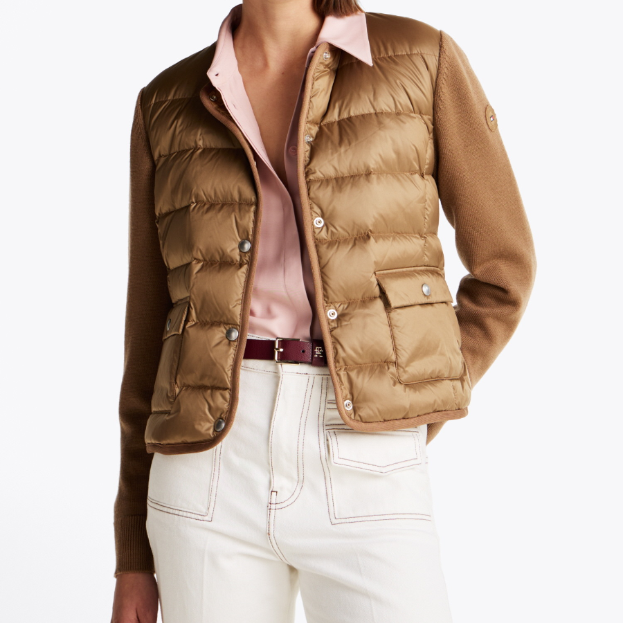 TOMMY HILFIGER Knit Mix Light Down