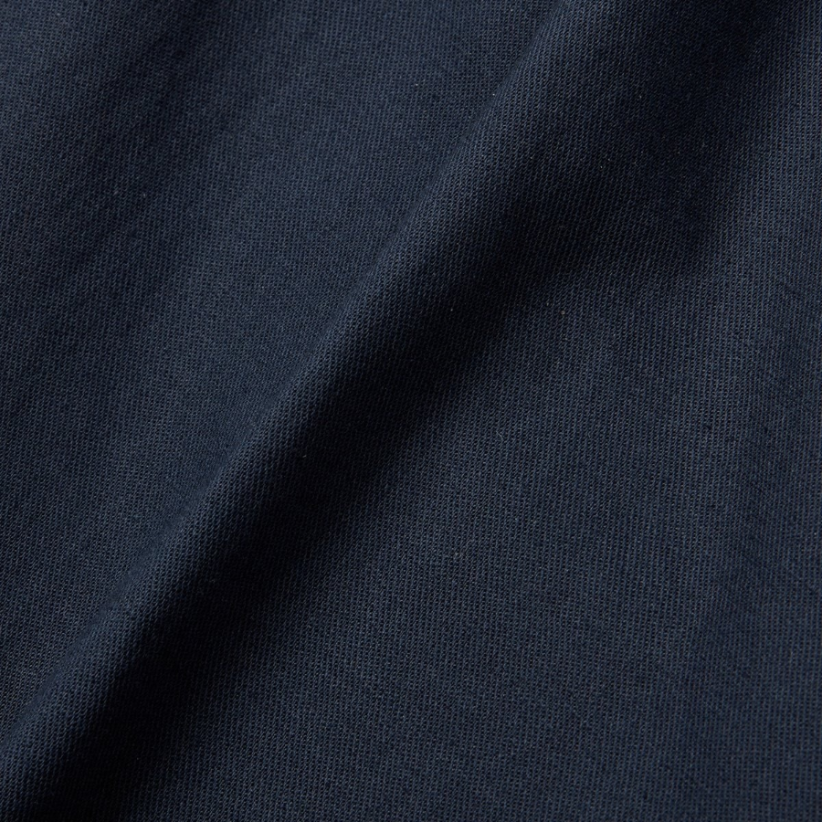 JAJU Linen Blended Banding Half Pants – Navy