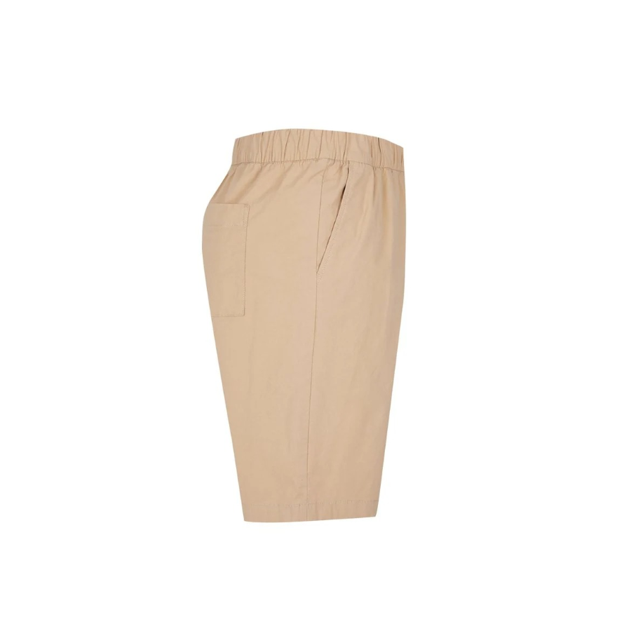 JAJU Cotton Banding Half Pants – Beige