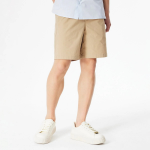 JAJU Cotton Banding Half Pants – Beige