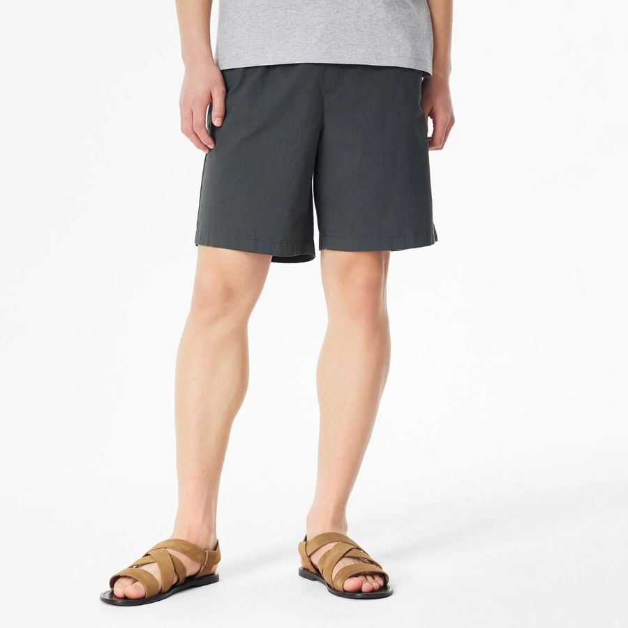 JAJU Cotton Banding Half Pants – Khaki