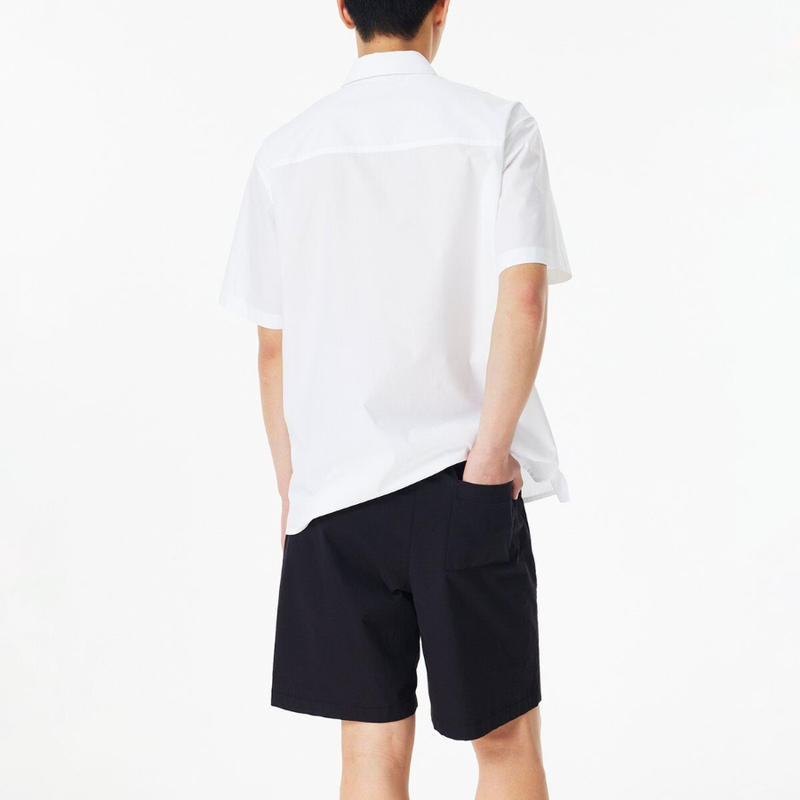 JAJU Cotton Banding Half Pants – Black