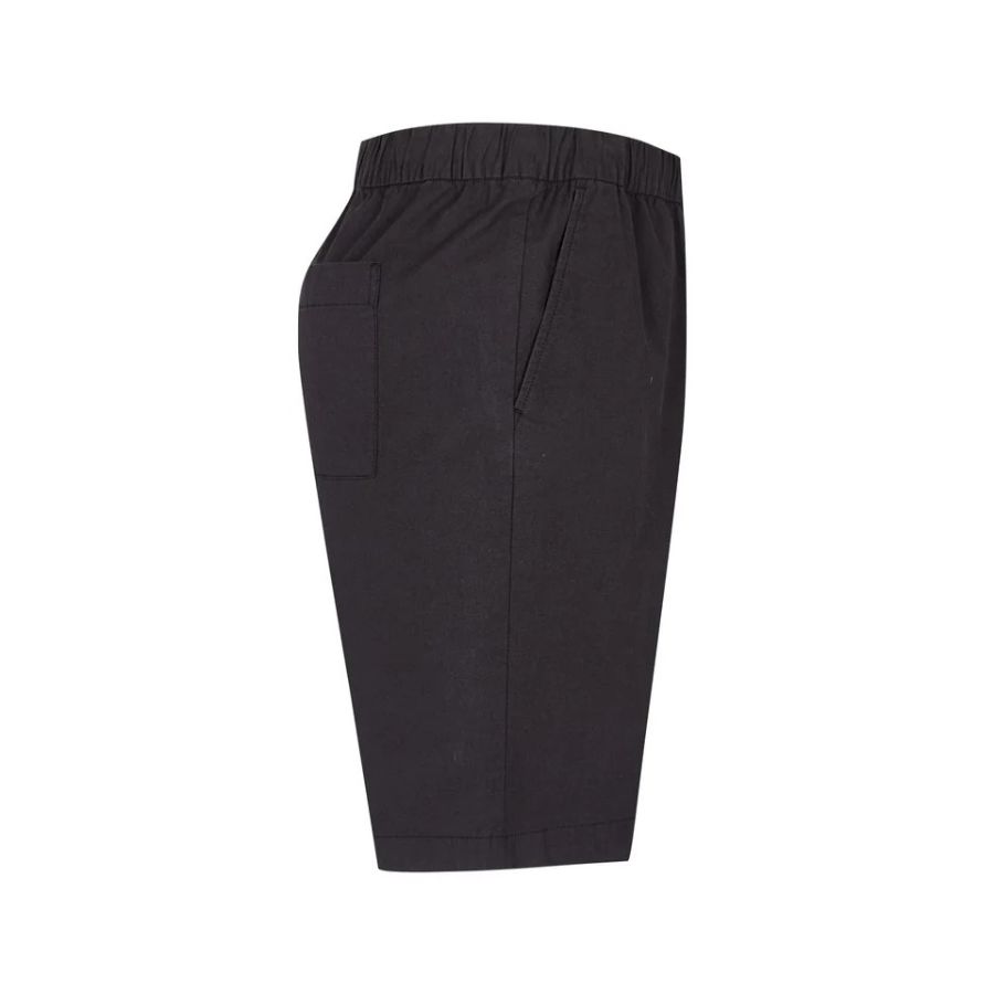 JAJU Cotton Banding Half Pants – Black