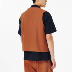 JAJU Uni Button Vest – Orange