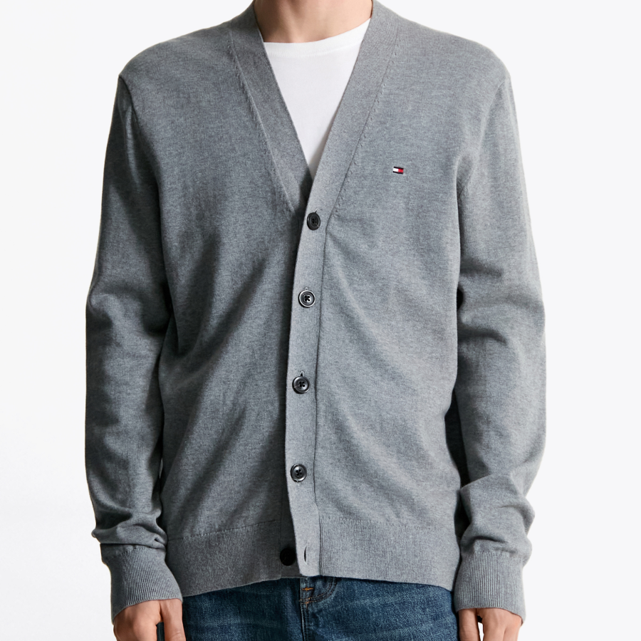 TOMMY HILFIGER Essential Cotton Cardigan