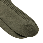 JAJU Cotton Thick Rib Socks – Khaki
