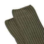 JAJU Cotton Thick Rib Socks – Khaki