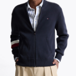 TOMMY HILFIGER Baseball Zip-Up Cardigan
