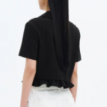 8 seconds Frill Detail Jacket — Black