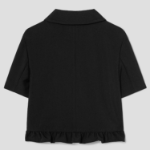 8 seconds Frill Detail Jacket — Black