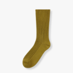 JAJU Cotton Thick Rib Socks – Olive