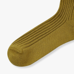 JAJU Cotton Thick Rib Socks – Olive