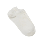 JAJU Cotton Wide Rib Sneaker Socks – White